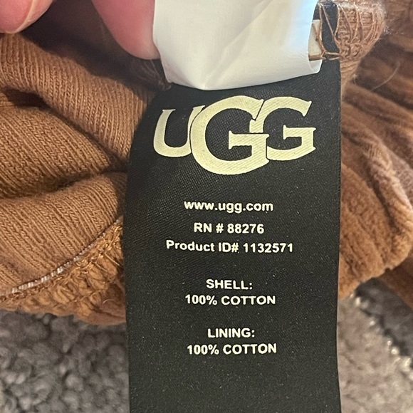 UGG Julissa Corduroy Zip-Up Hoodie Bomber Jacket, Brown, Short Length, Size XS - Picture 7 of 15